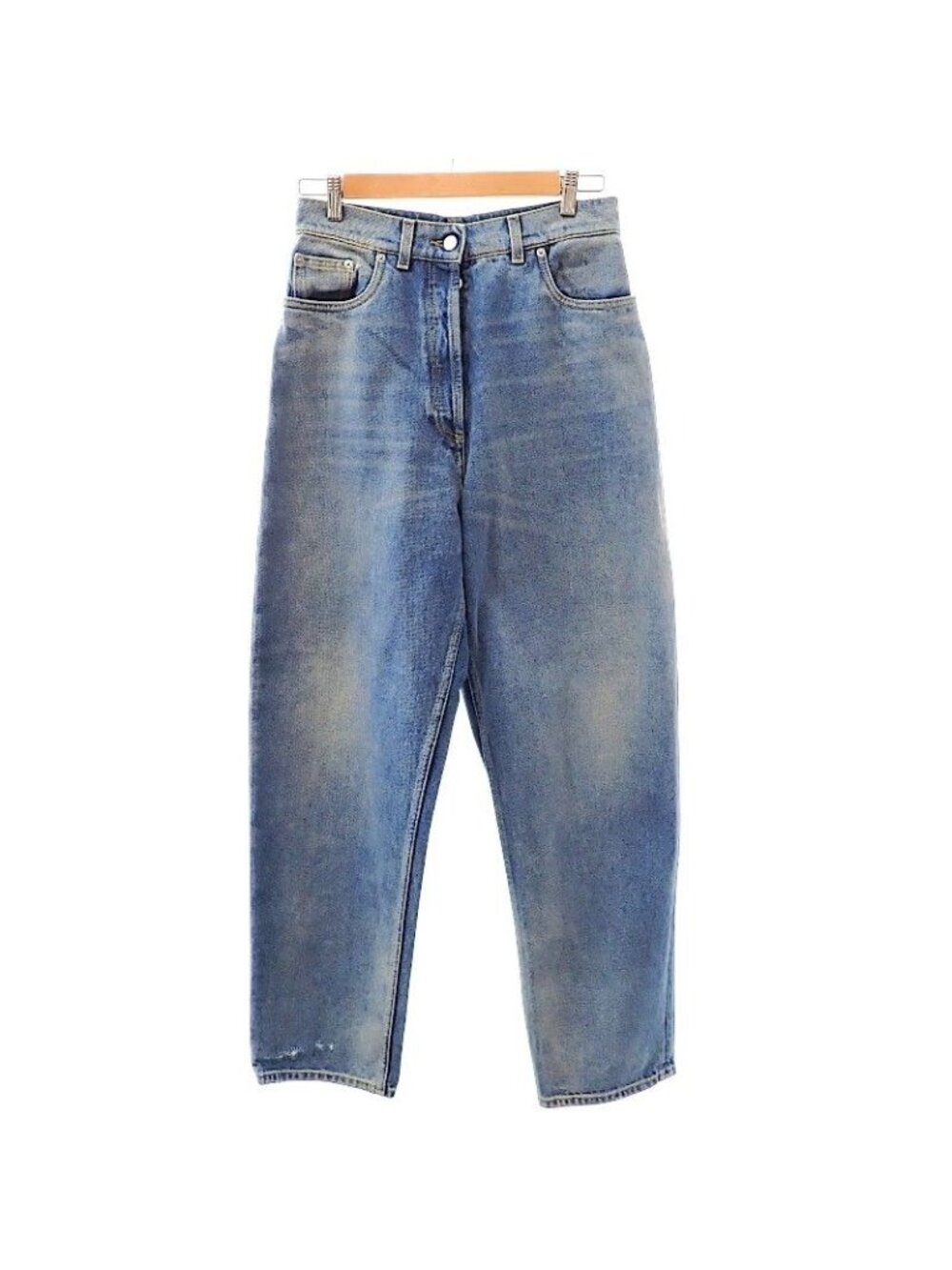 Prada 5 Pocket Distressed Denim Jeans Pants Blue 27